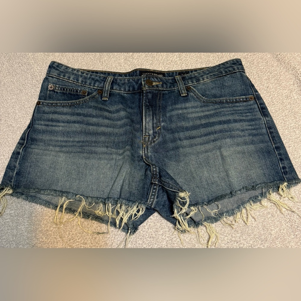 Lucky Brand The Cut Off Denim Shorts